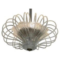 Stunning 1940s Murano Chandelier, style Barovier & Toso