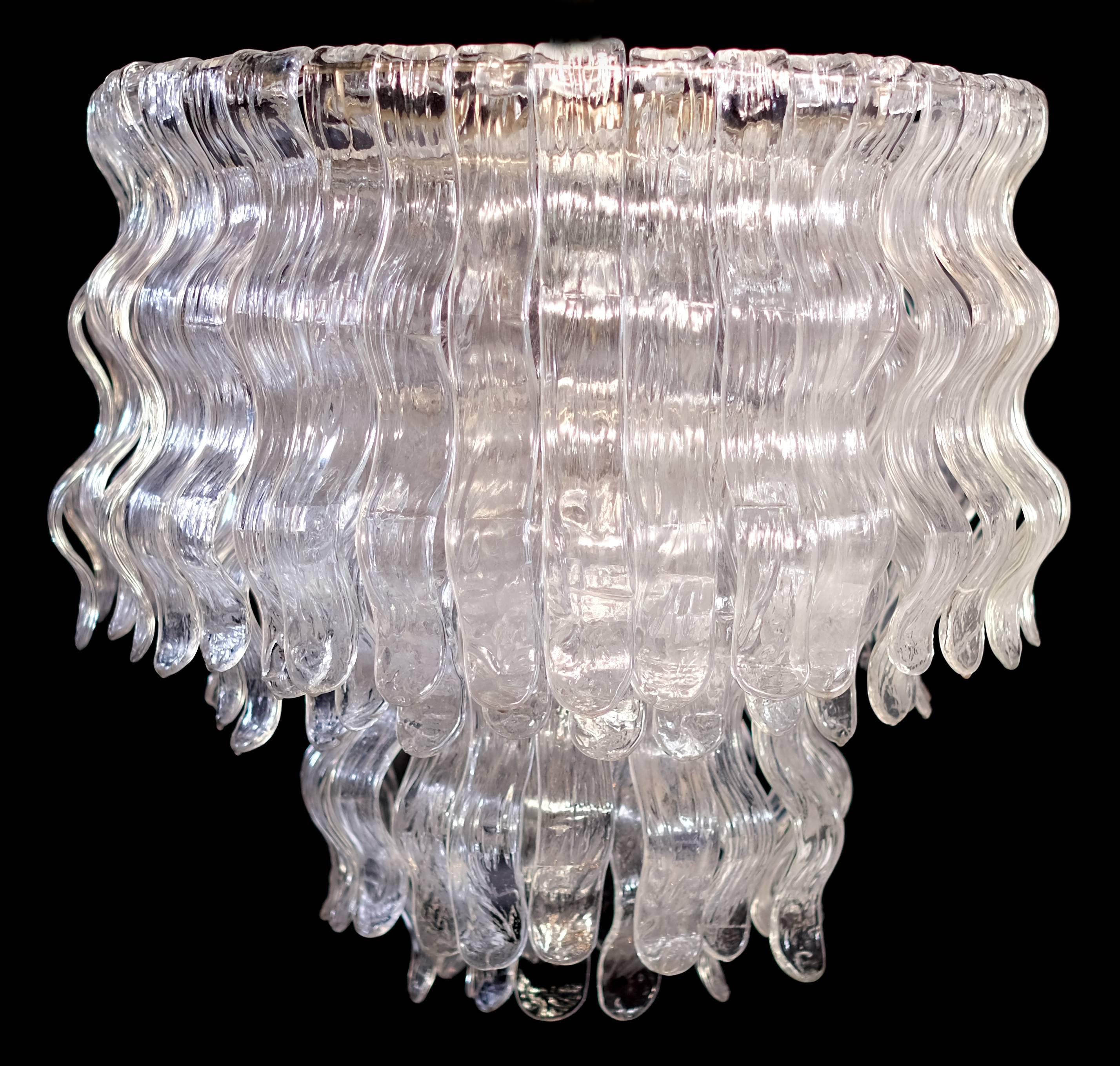 Chandelier by Barovier & Toso, Murano, 1970s 4