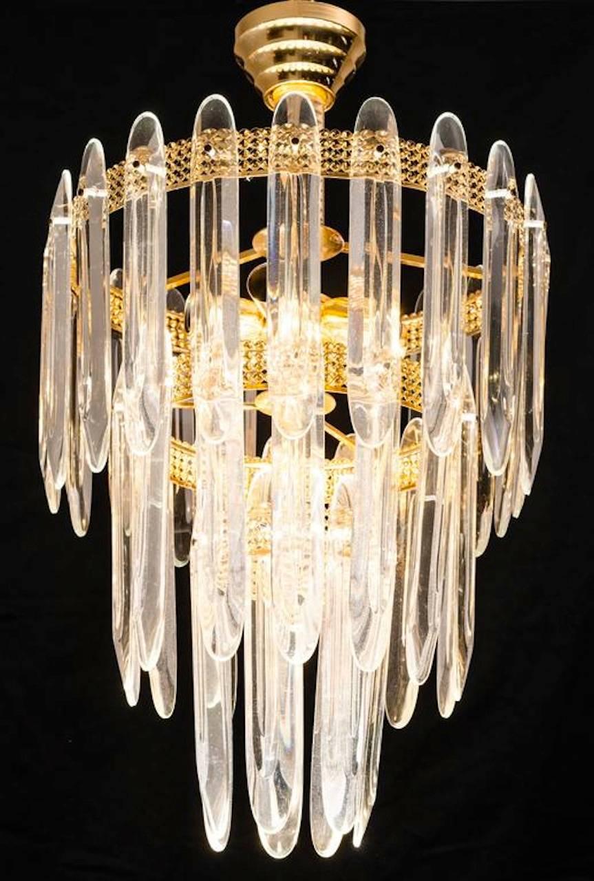 20th Century Chandelier by Gaetano Sciolari, 1960s For Sale