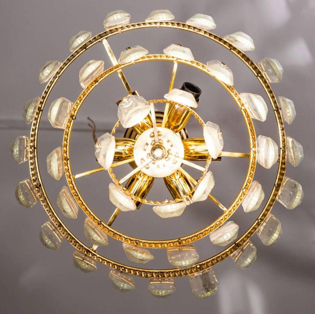 Chandelier by Gaetano Sciolari, 1960s For Sale 4