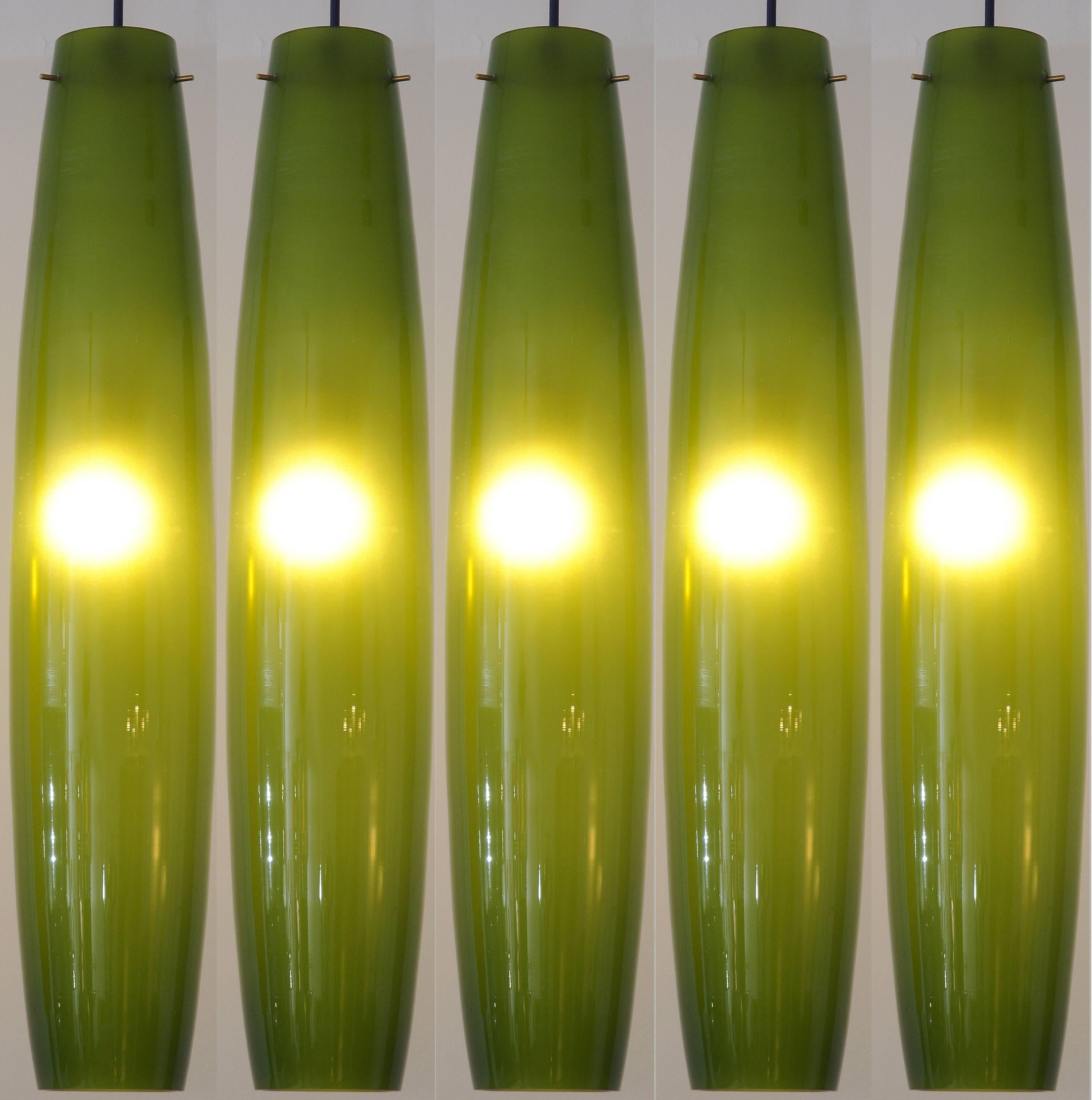 Five Lights by Alessandro Pianon for Vistosi, Murano, 1960 In Excellent Condition In Budapest, HU