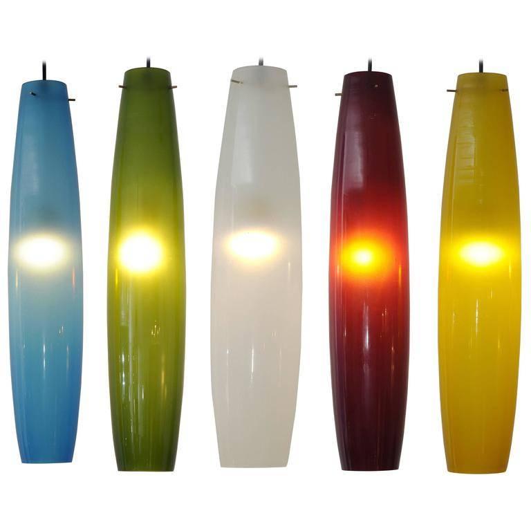 Five Lights by Alessandro Pianon for Vistosi, Murano, 1960 In Excellent Condition In Budapest, HU