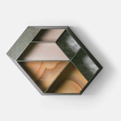 Earthquake Marble Bookshelf