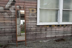 Espejo, Largo Completo, Apoyado, Moderno, Dormitorio, Madera, Rift, Madera, Semimadera