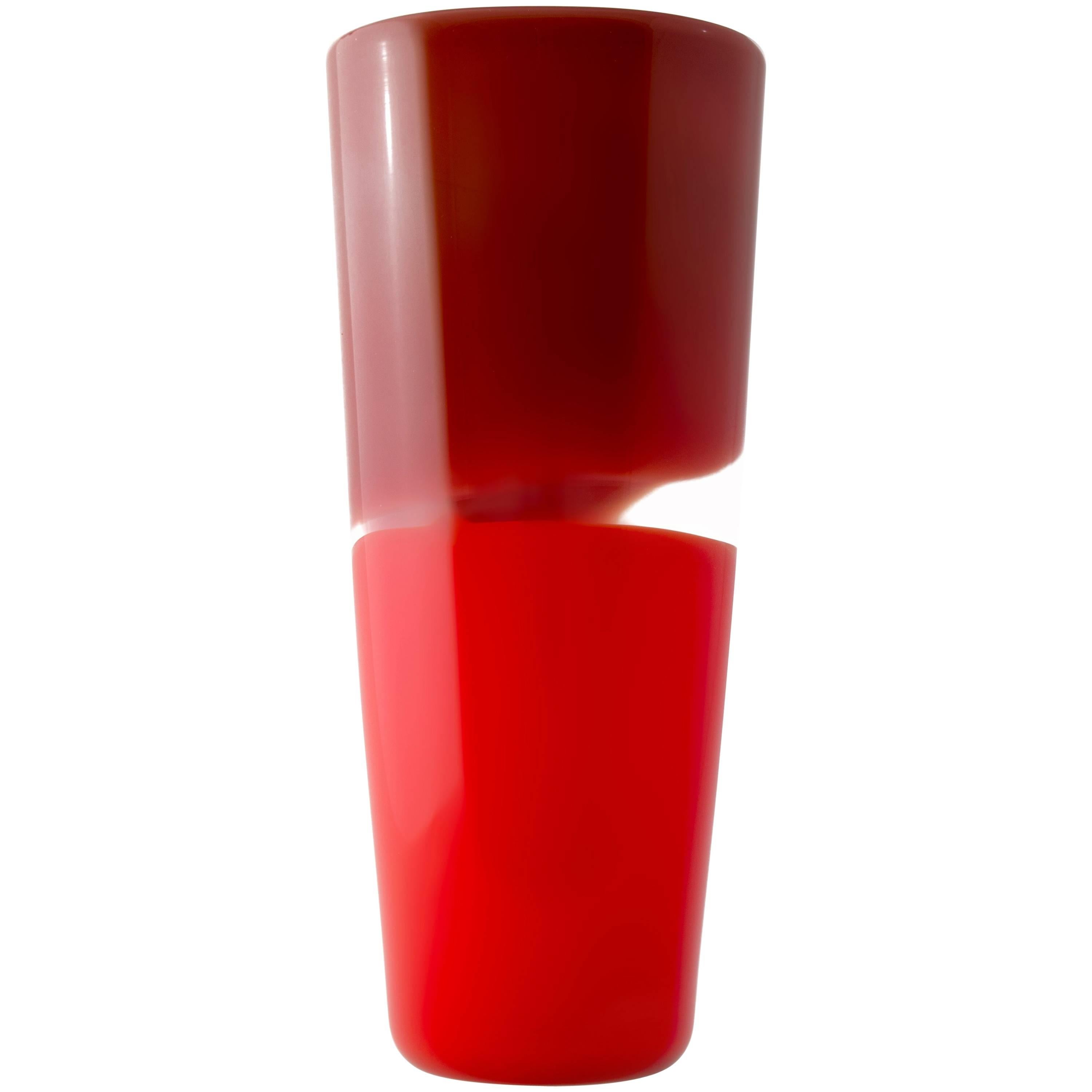 red vase