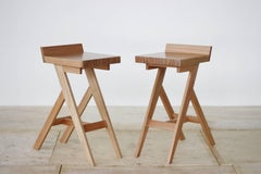 Contemporary, Mlambo Stool, Wooden Stool, Handmade, Finished with Satin Sealer