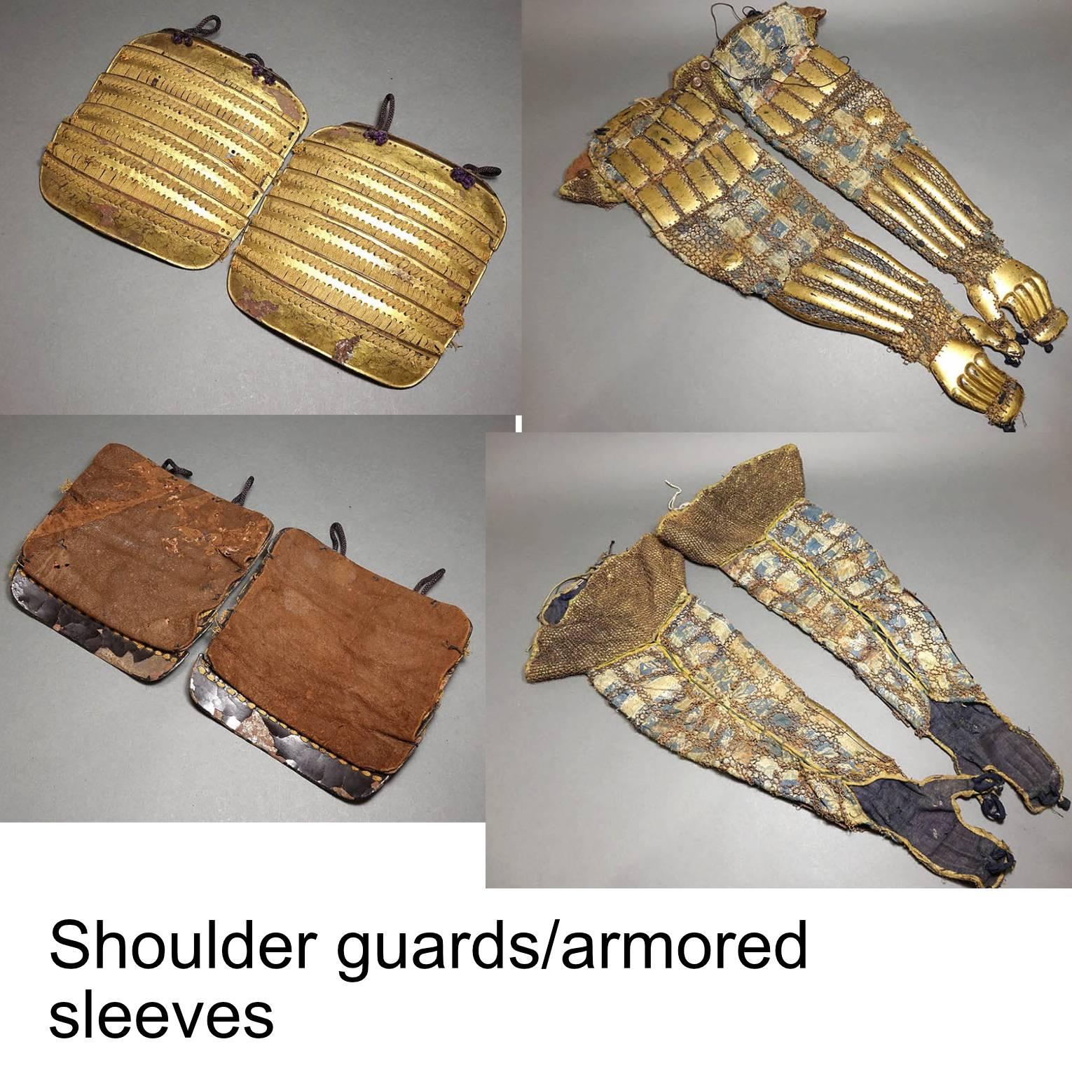 Gold Samurai Armor of a Follower of Date Masamune In Fair Condition For Sale In Santa Fe, NM