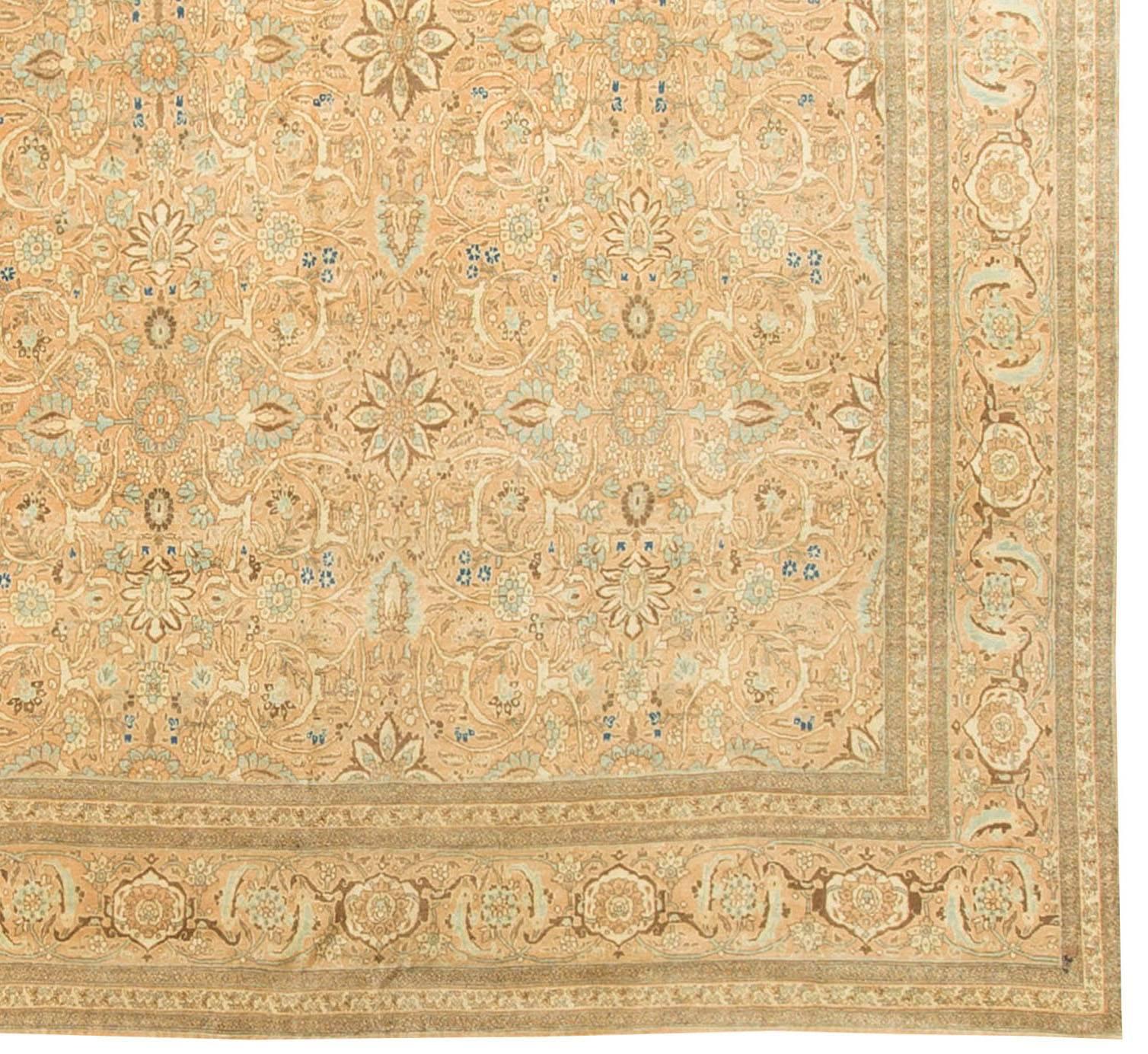 Perse Tapis persan ancien de Tabriz, circa 1900  9'8 x 12'6 en vente