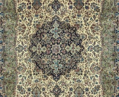 Vintage Oversize Persian Kirman Rug circa 1940 14'5 x 23'10