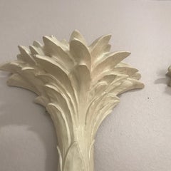 Palm Tree Country Club Hotel Dining Room Torchieres Floor Lamps Draper Era