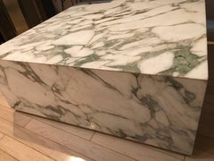 Carrara Marble Cube Coffee Table