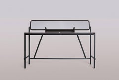 EM Desk by DUVALD Contemporary Vanity Desk Handcrafted in Denmark. Mirror.