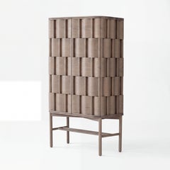 Weave 86, Cabinet from Ringvide, Oak wood smoked, Scandinavian