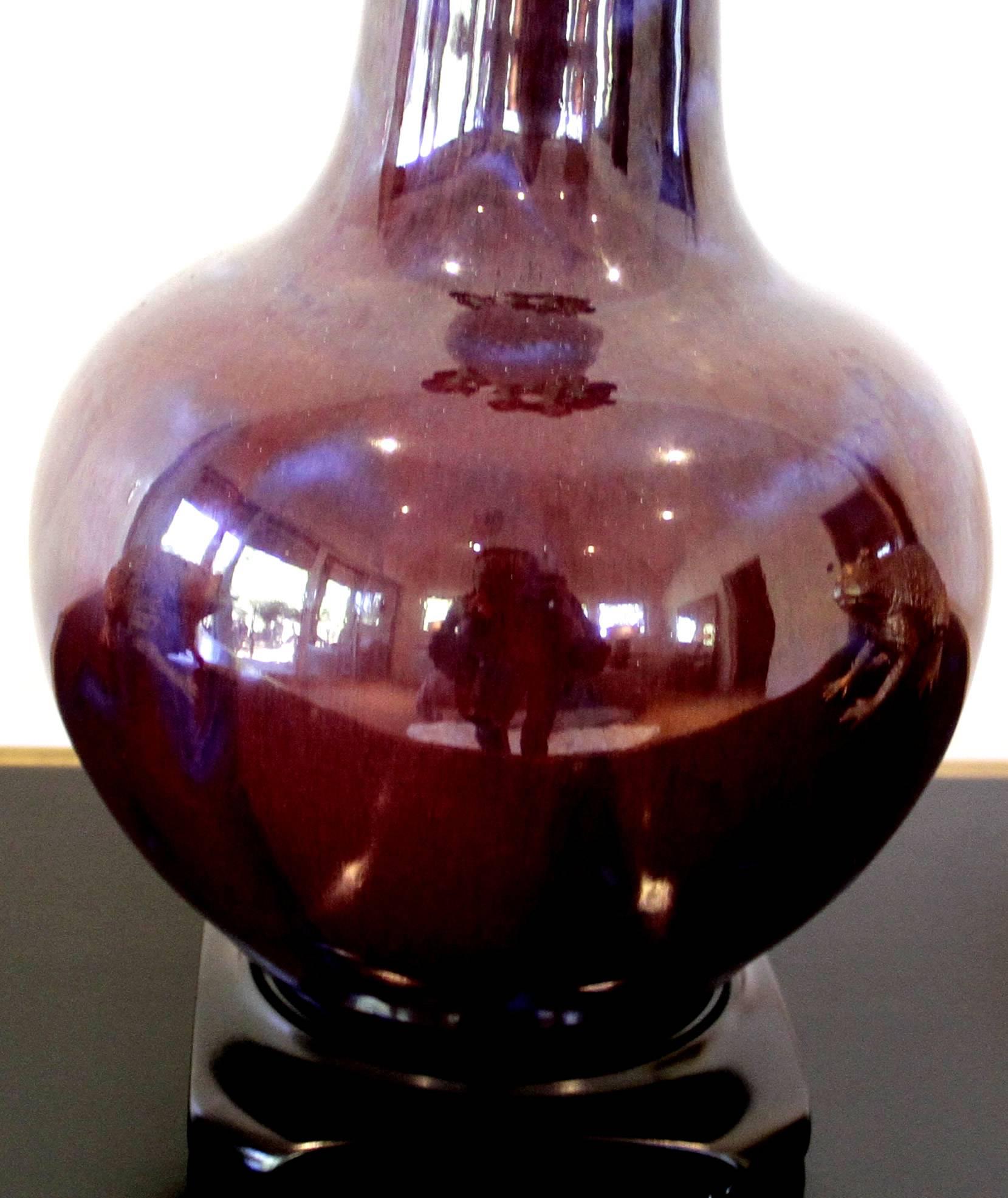 chinese oxblood vase