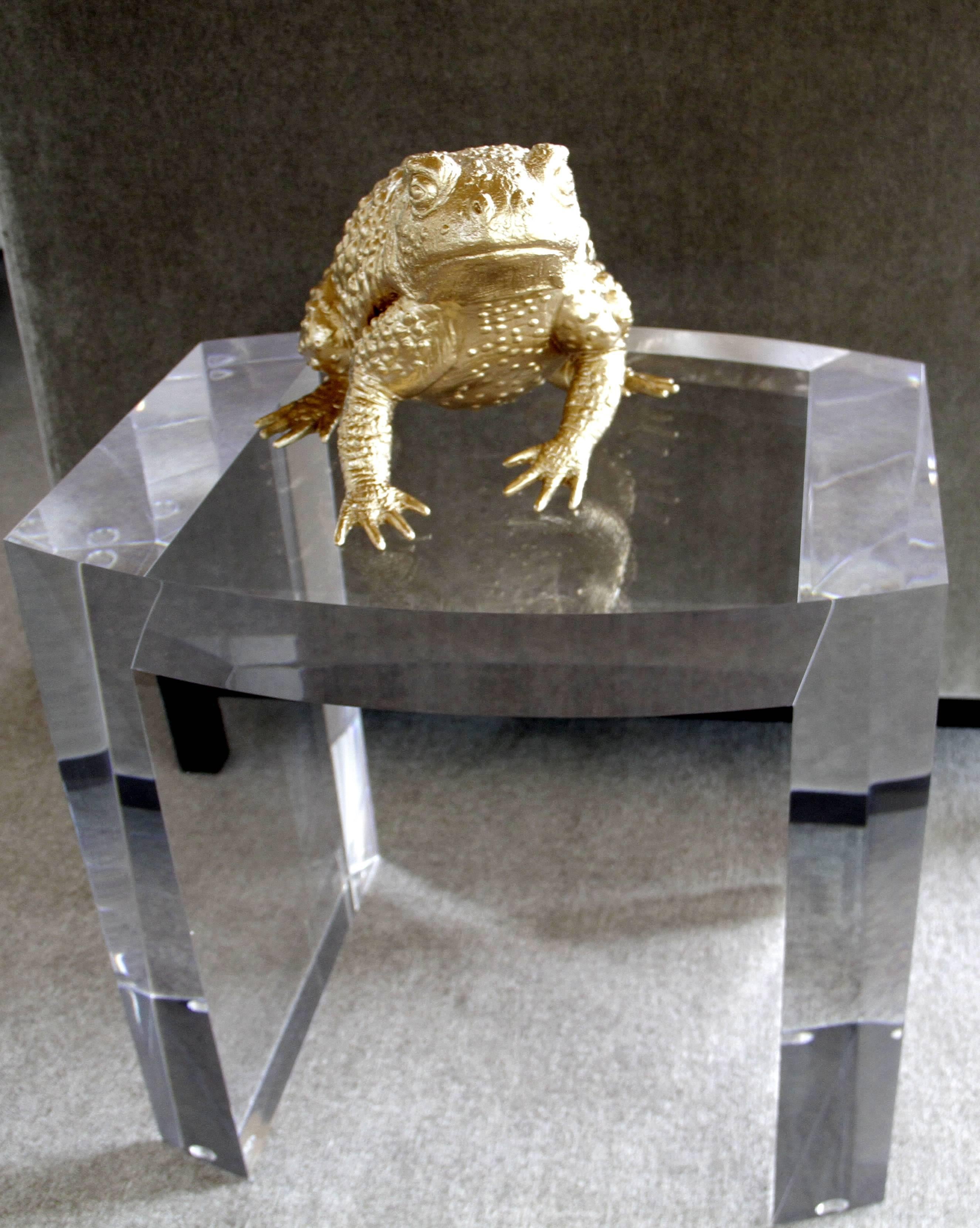 lucite end table