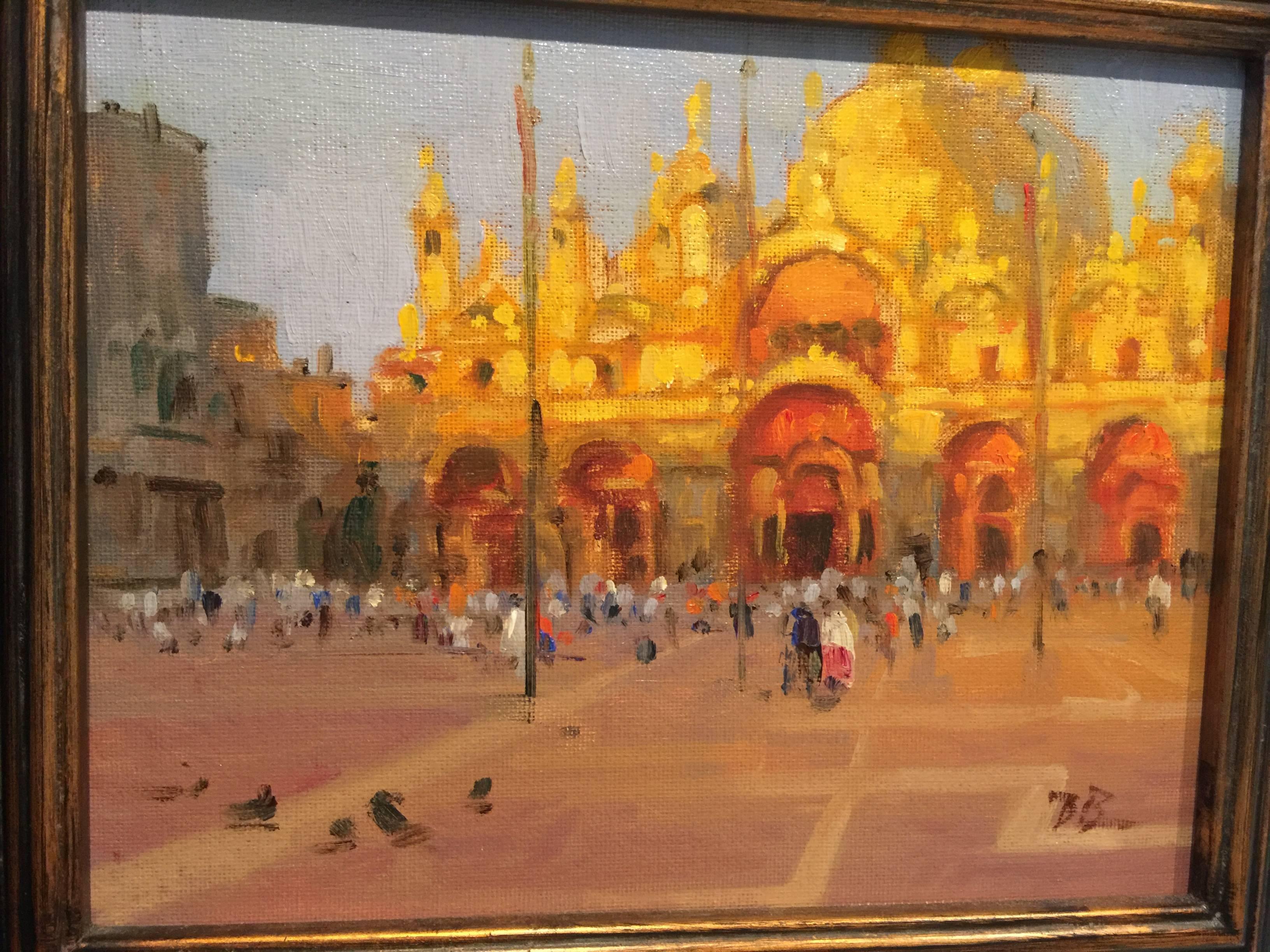 This painting was painted in 2013 and is called San Marco Venice

Brian blood

California Impressionist

Brian Blood, a resident of Pebble Beach, California, is widely recognized as one of California’s most important plein air impressionist