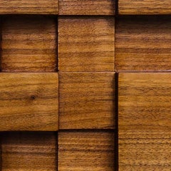 Contemporary Set of Pixel Chairs in Walnut by Olivier Dollé