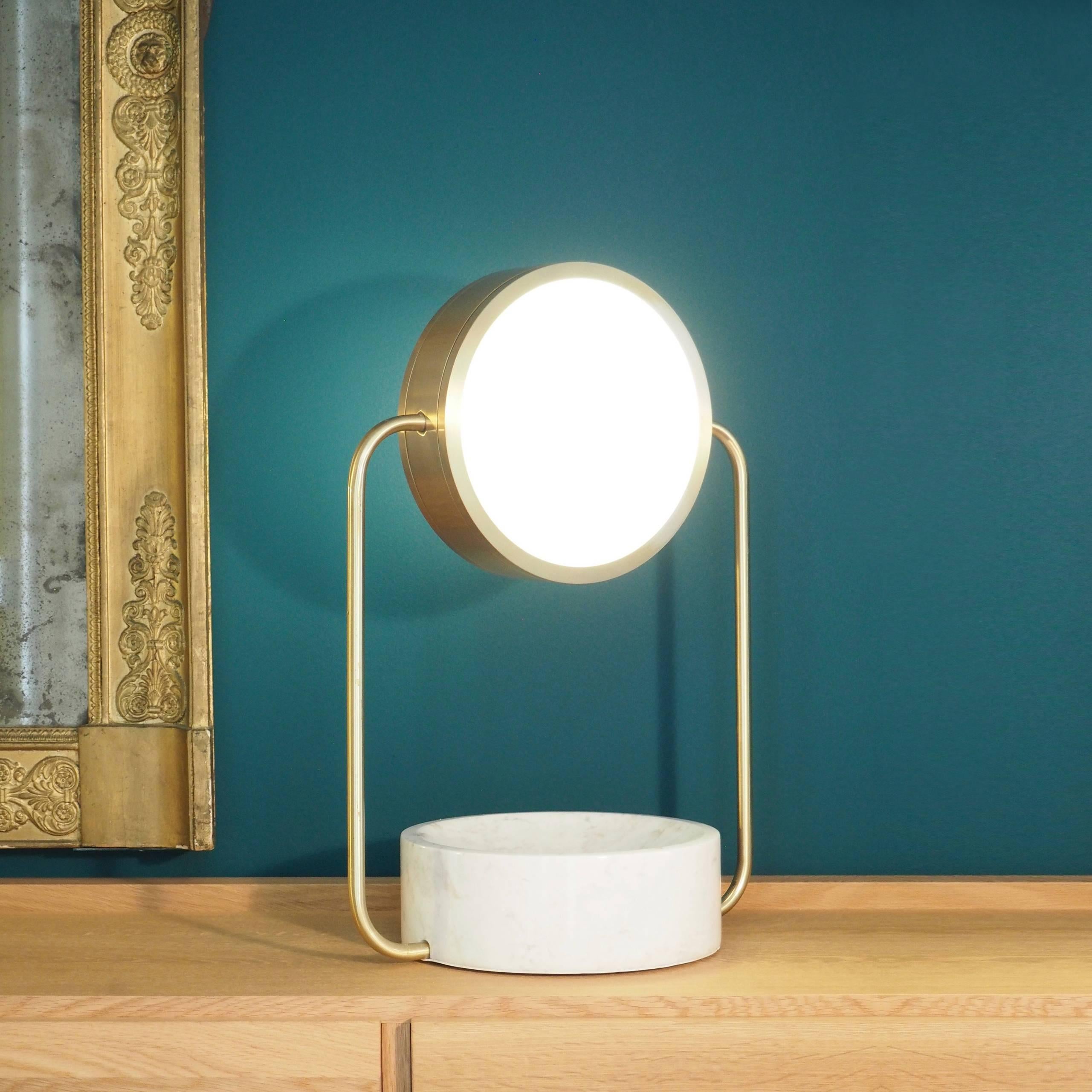 Modern Mooncrater Table lamp For Sale