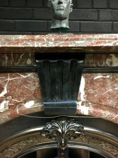 Antique Victorian Arched Fireplace Surround