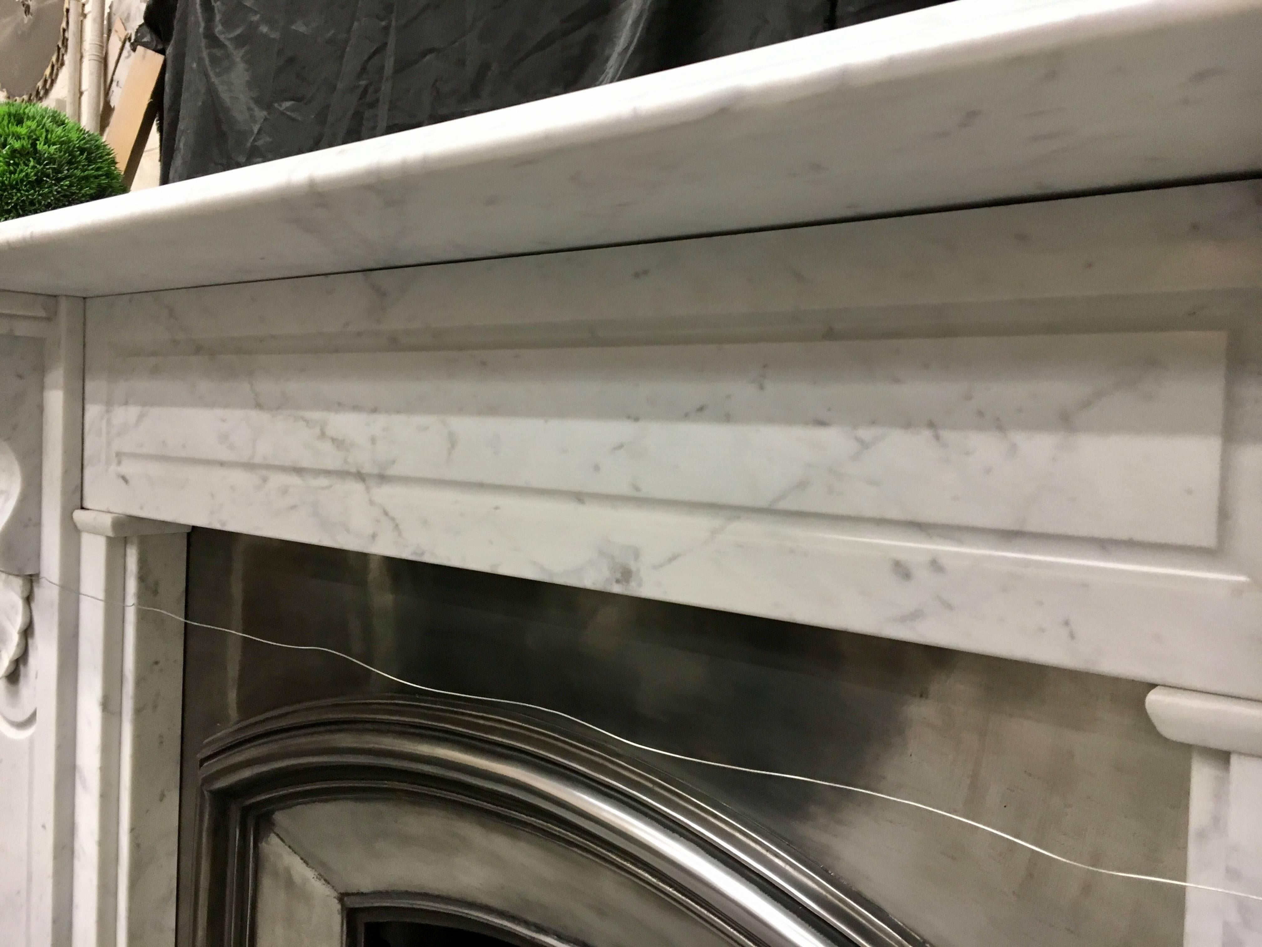 20th Century Large Period Marble Fireplace Surround
