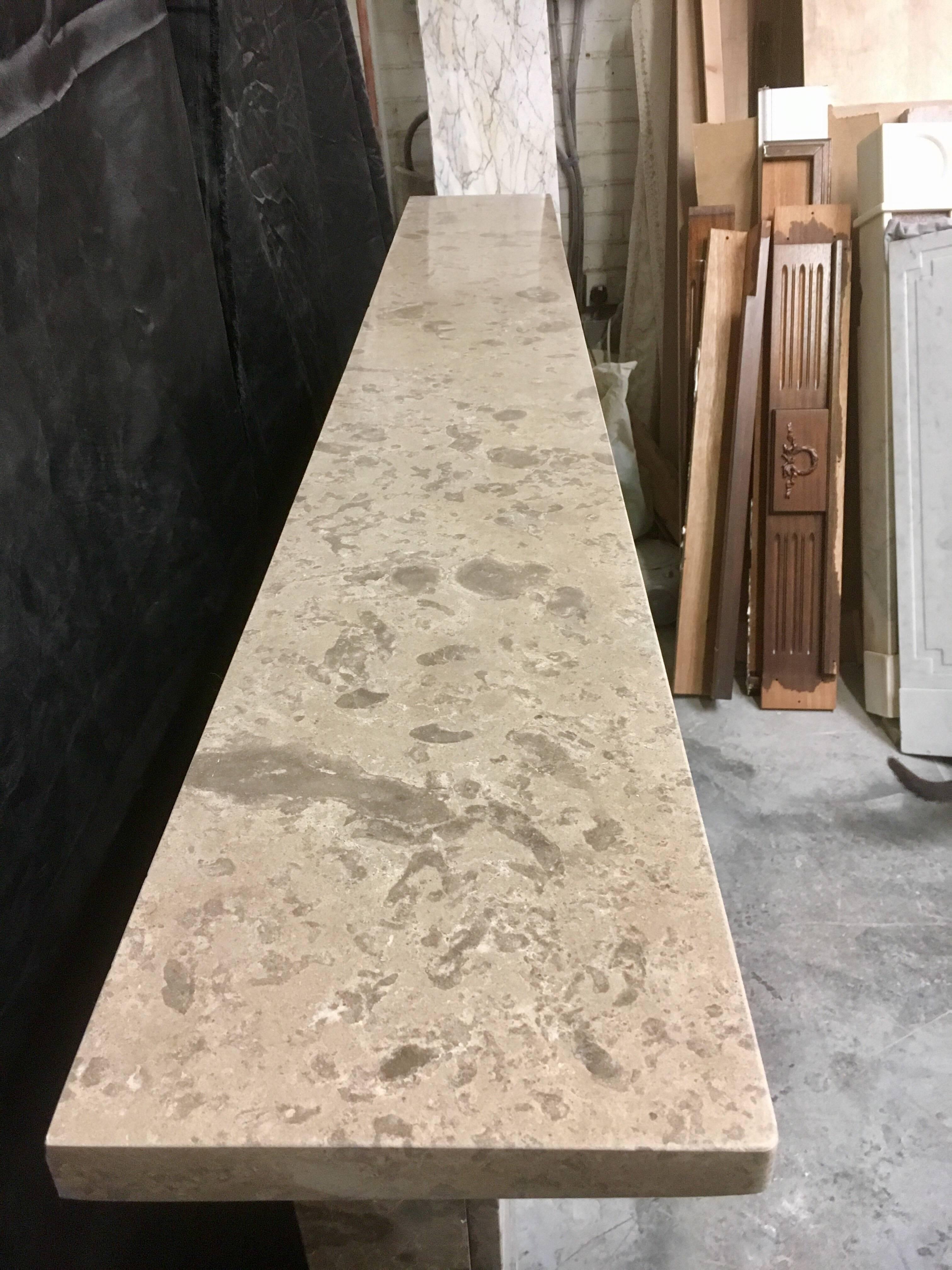 Antique Late Victorian Arched Marble Fireplace Surround In Good Condition In Edinburgh, GB