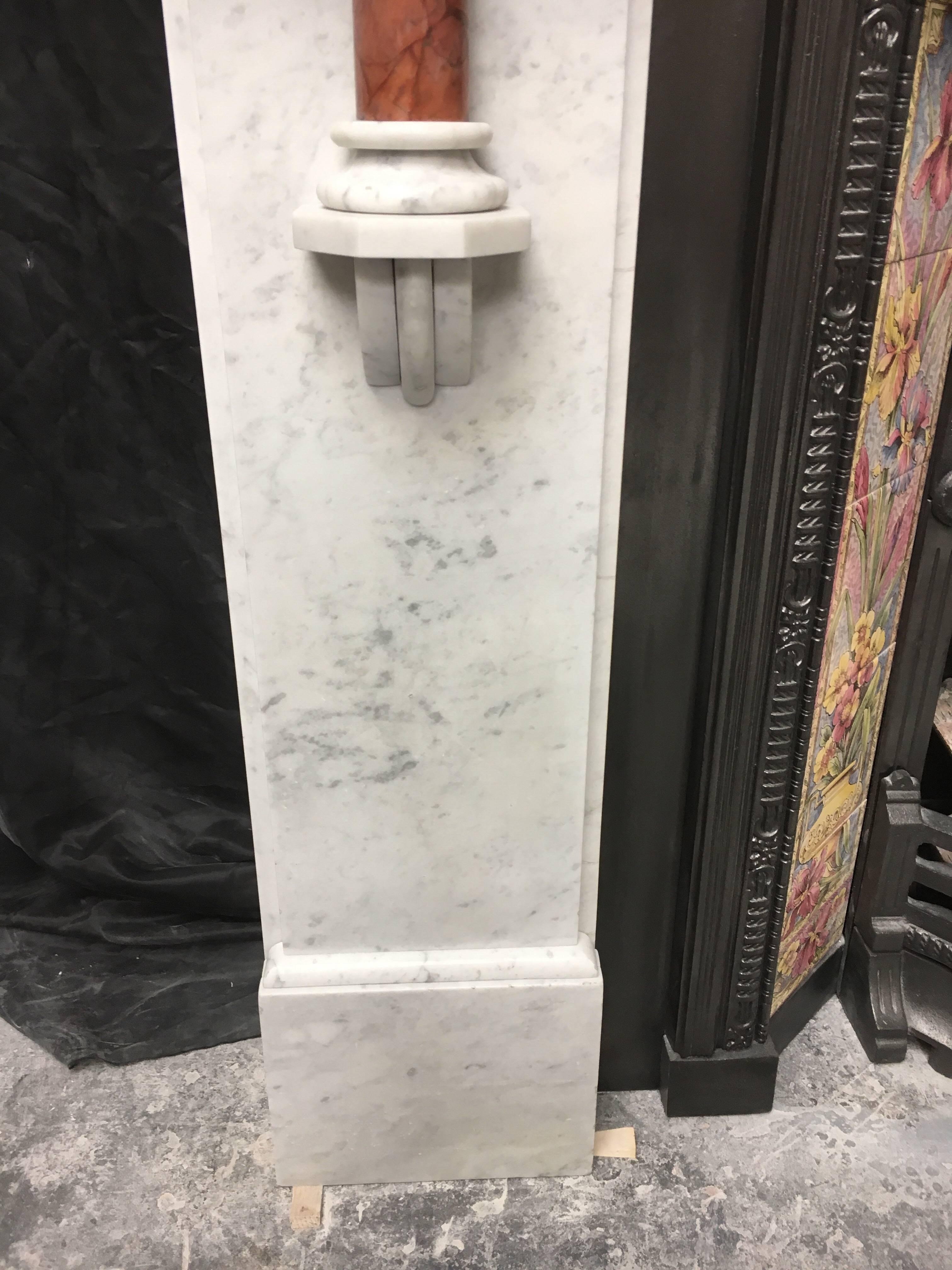 Antique Victorian Marble Fireplace Surround In Good Condition For Sale In Edinburgh, GB