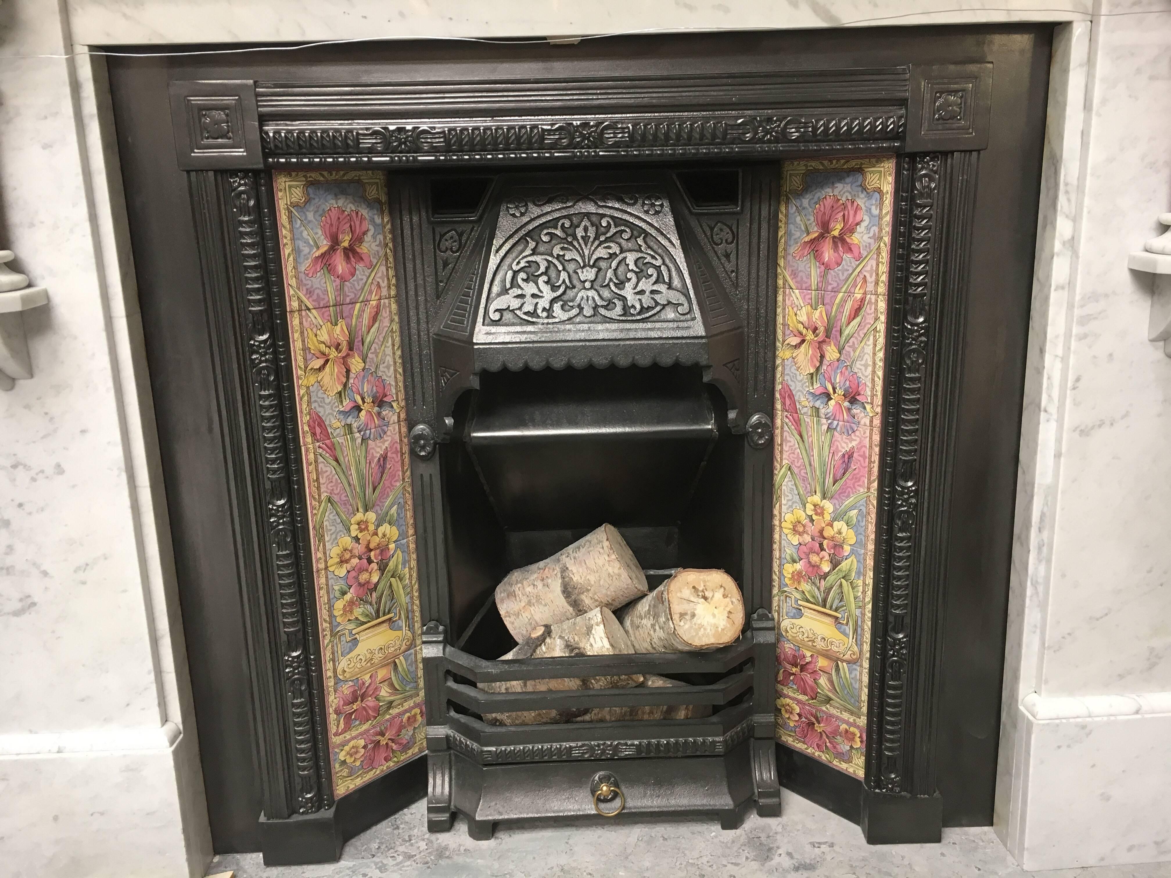 Antique Victorian Marble Fireplace Surround For Sale 1