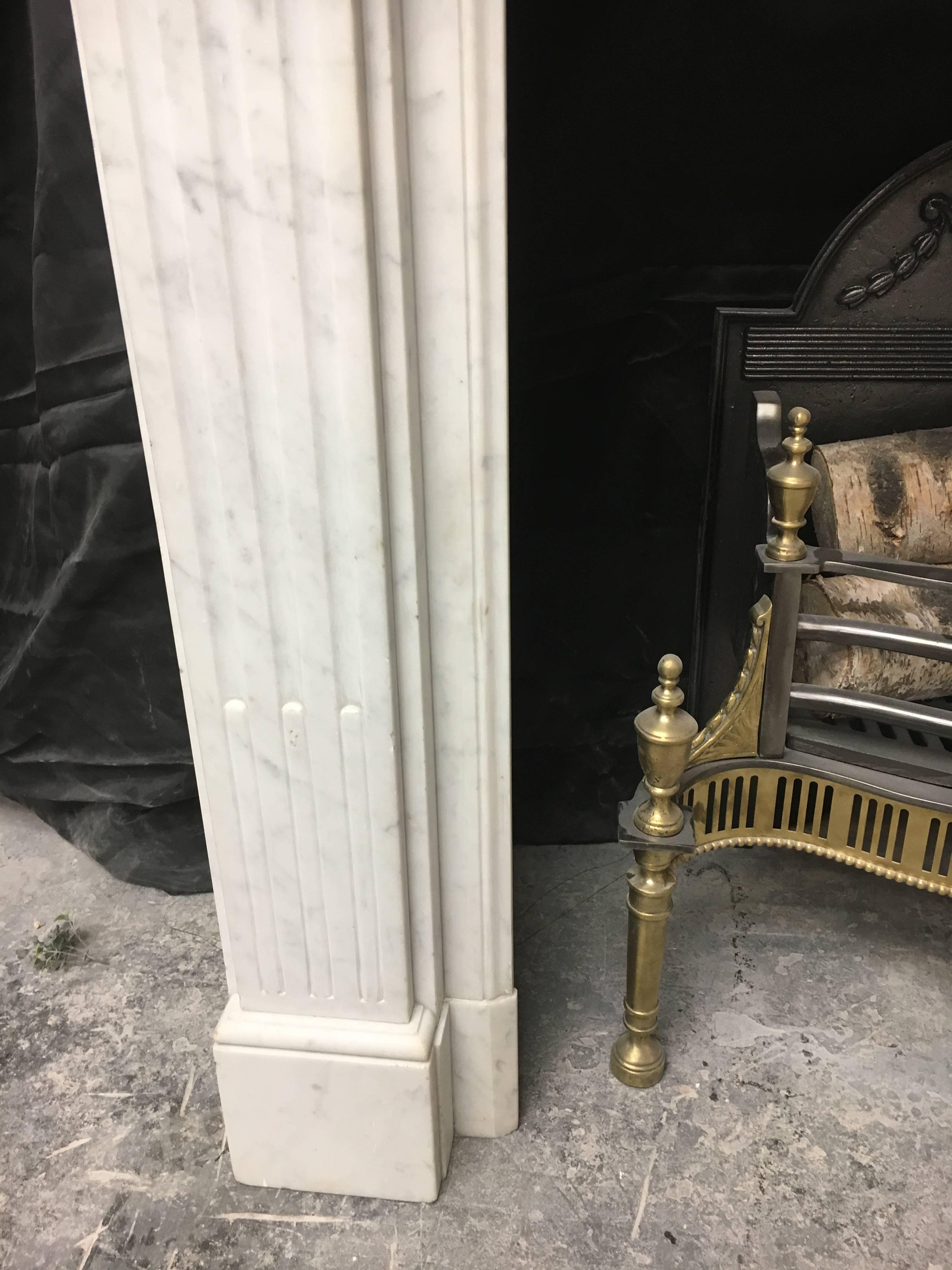 Louis XVI Antique French Marble Fireplace Surround