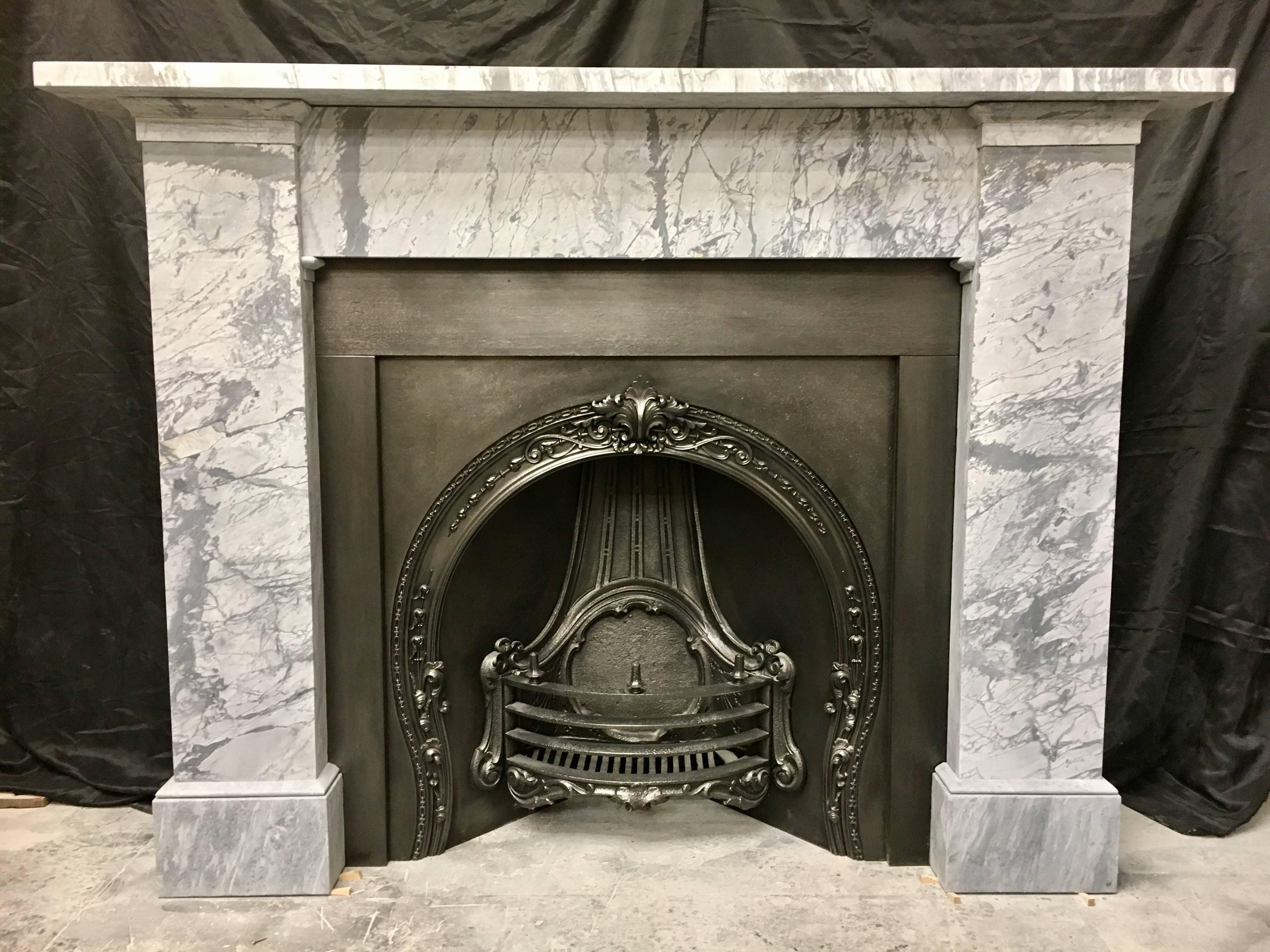 Antique Victorian Marble Fireplace Surround 4