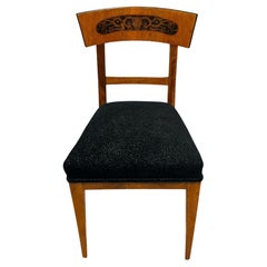Biedermeier Chair, Cherry Wood and Ink, South Germany, circa 1820