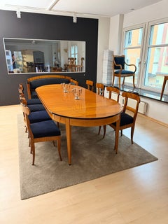 Oval Biedermeier Expandable Table, Cherry Wood, South Germany, circa 1880