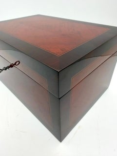French Restauration Box, Rosewood, Maple and Ebony, circa 1840