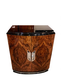 Art Deco Sideboard, France circa 1930, walnut veneer