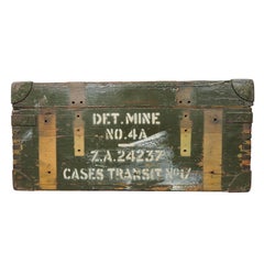 Antique World War II Ammunition Box
