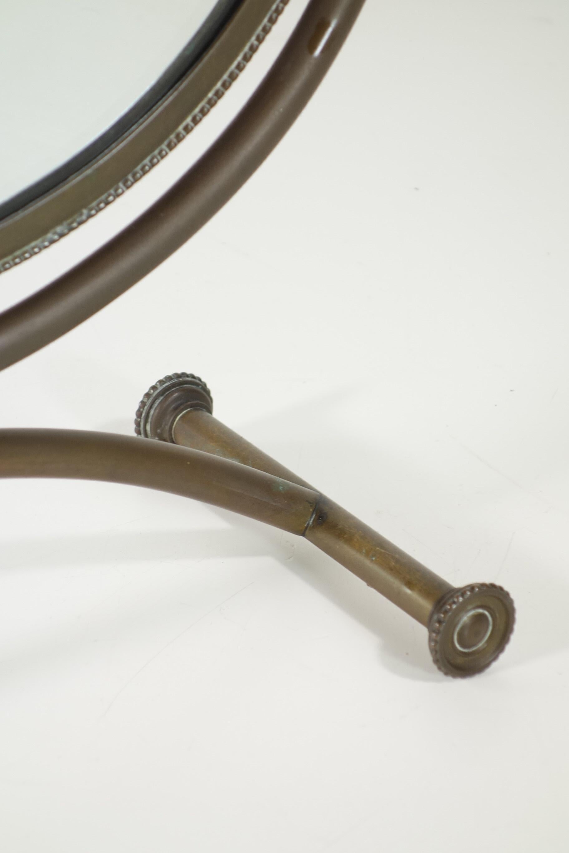 1940 Table néoclassique italienne en laiton en vente 5