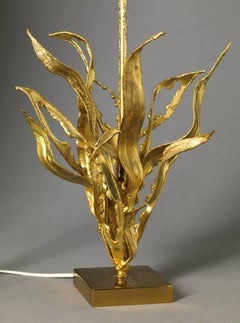 Standing Lamp and Set of Candlesticks by the Belgian Artist Paul Moerenhout