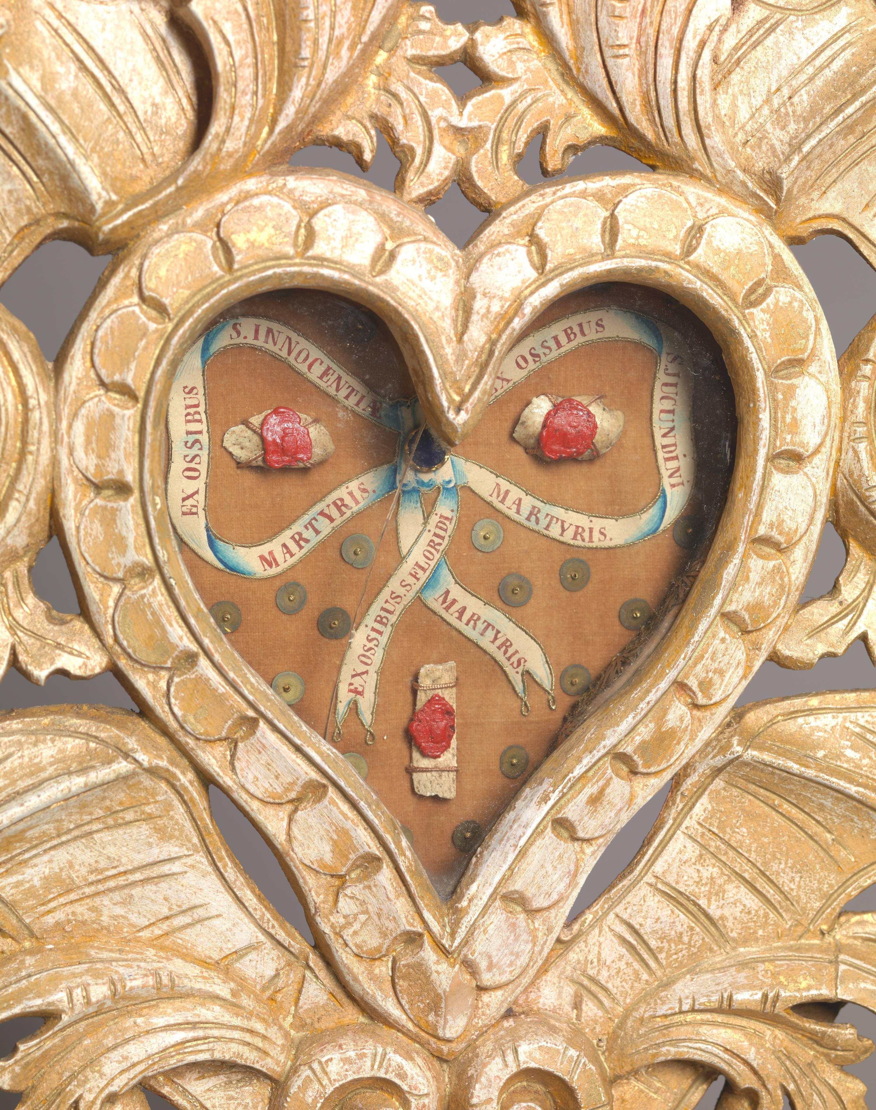 Set of Three Wooden Catholic Reliquaries, 18th Century 1