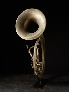 Early 20th C Bombardon prototype by F.Cauwelaert-apprentice of Adolphe Sax.