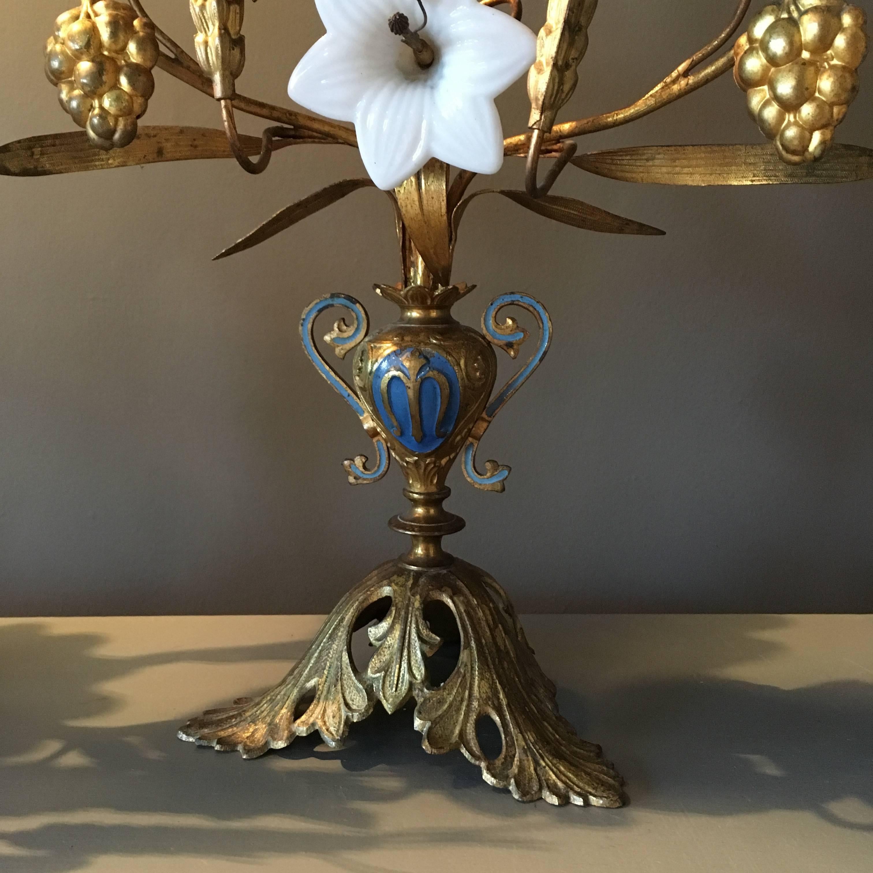 Late 19th Century Pair of French Church Candelabra 5