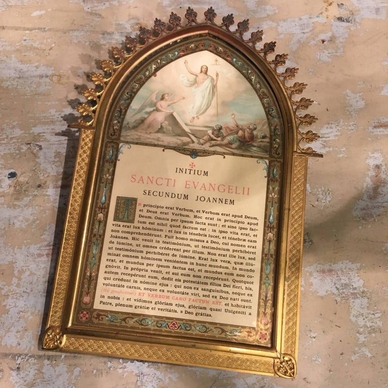 Latin Mass Altar Cards, Mid-Late 19th Century at 1stDibs