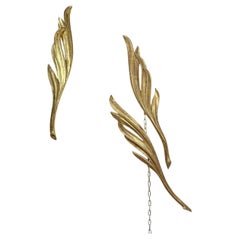 Set di tre frammenti di arredi sacri in legno dorato con foglia d’oro del XVIII secolo