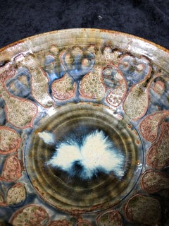 20th Century Japanese Stoneware Studio Bowl Signed