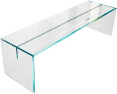Glas Italia Prism Glass Bench