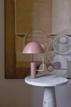 Table d'appoint Agape Eros en marbre blanc de Carrare