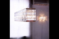 Swarovski Crystal Glitterbox Horizontal LED Suspension Lamp