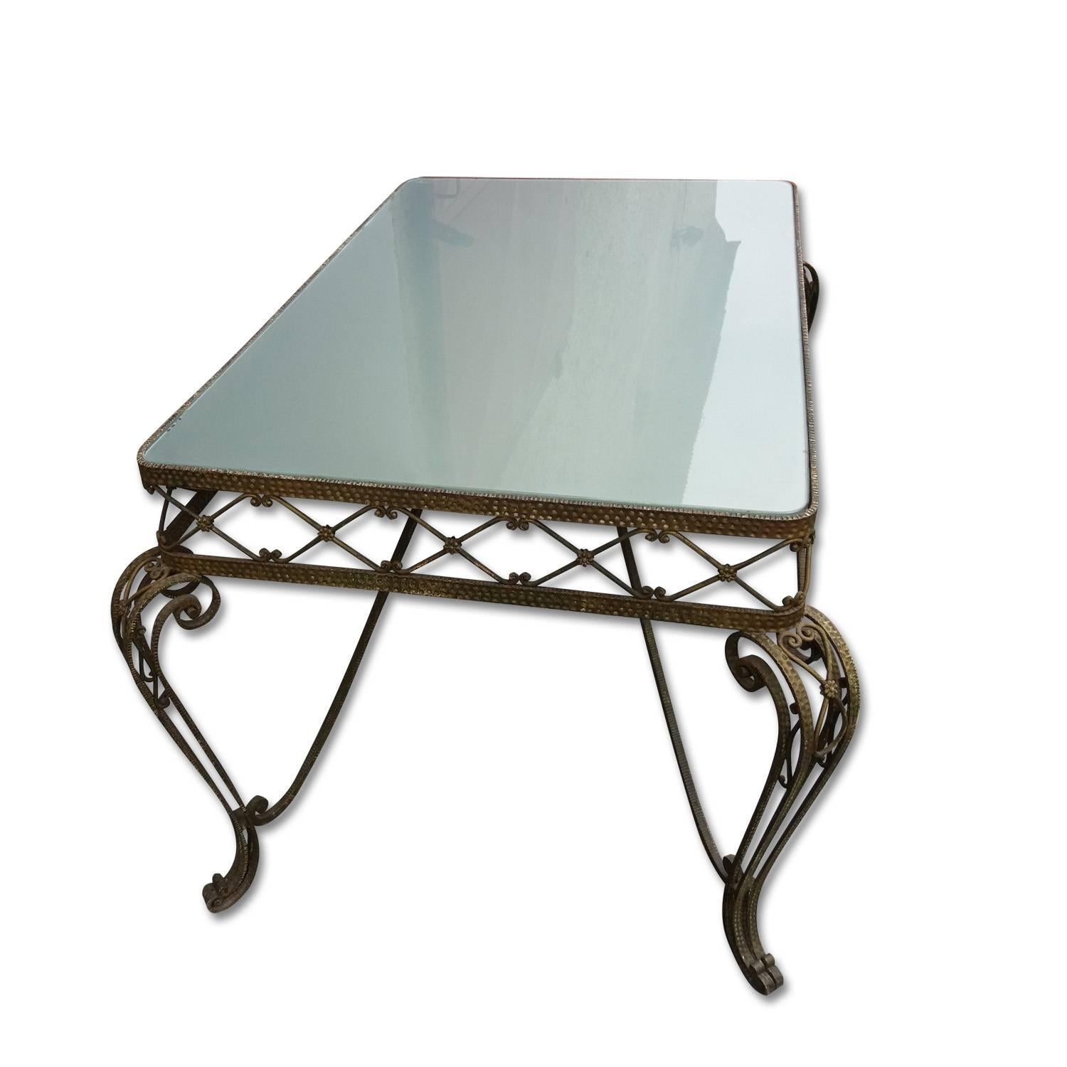 Midcentury Regency Italian Console Table Attribute to Pier Luigi Colli, 1950s 2