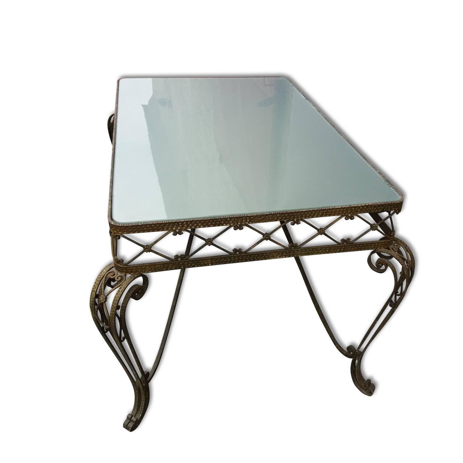 Midcentury Regency Italian Console Table Attribute to Pier Luigi Colli, 1950s 1