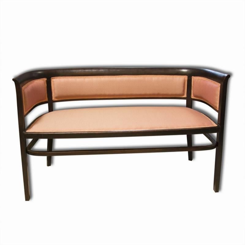 Austrian Vienna Secession Bentwood Bench in the Manner of Marcel Kammerer