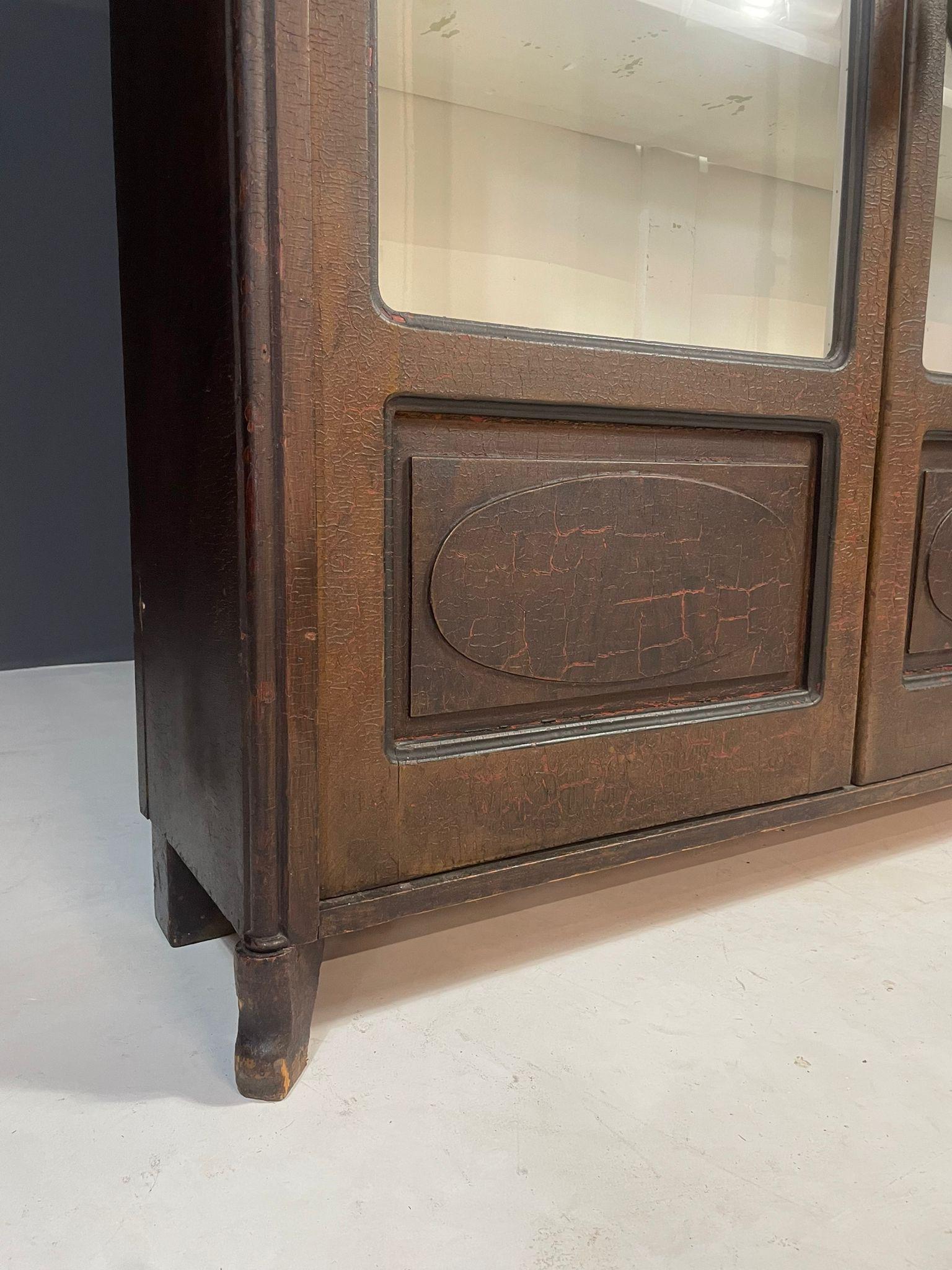 Historic Glass-Front Bookcase from Austria-Hungary, Late 19th–Early 20th C. For Sale 9