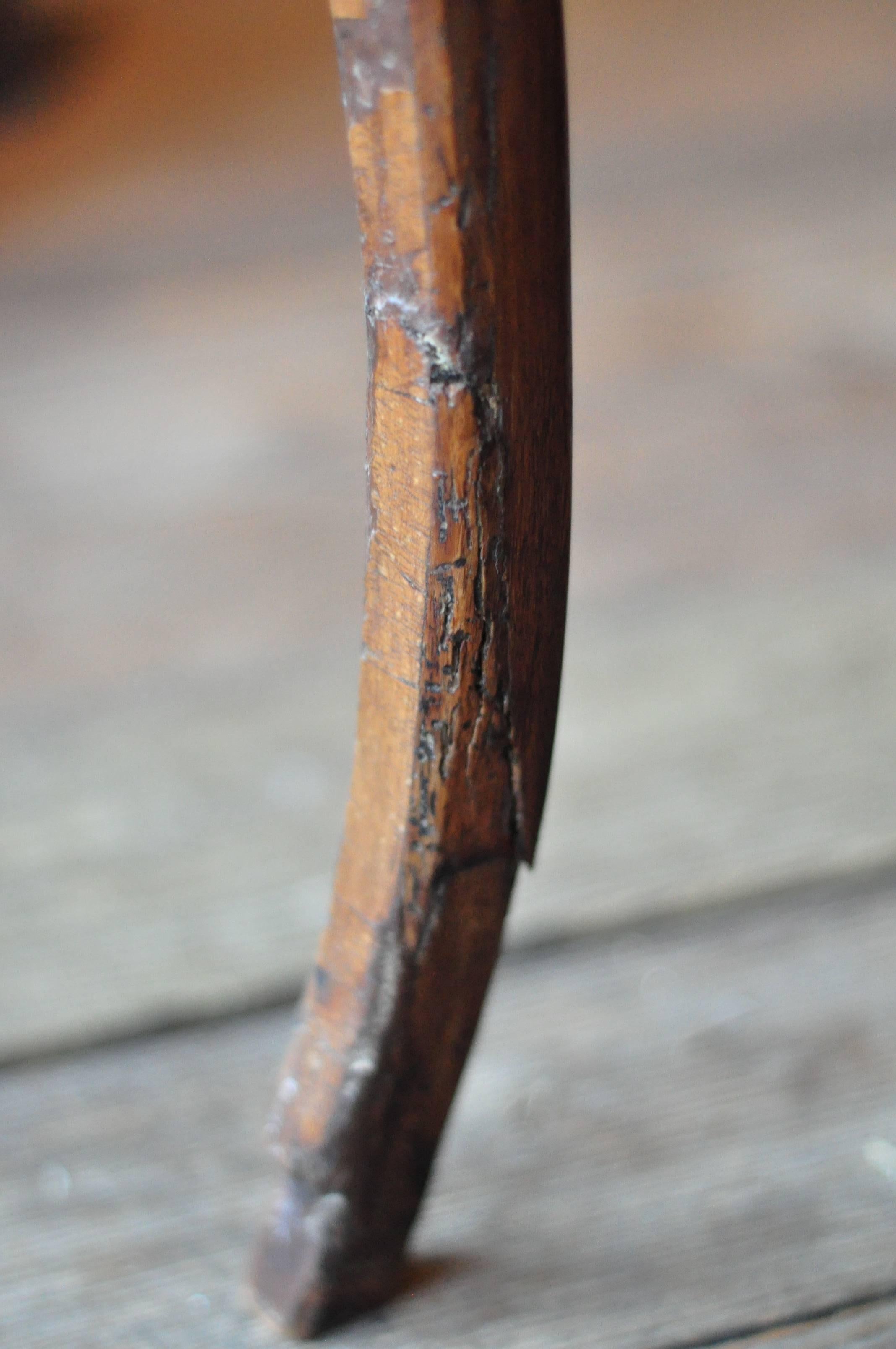 18th Century Period Louis XV Walnut Game Table  4